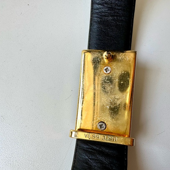 Stingray Skin Black Textured Belt with Gold & Silver Buckle 34”
Unisex main image 12